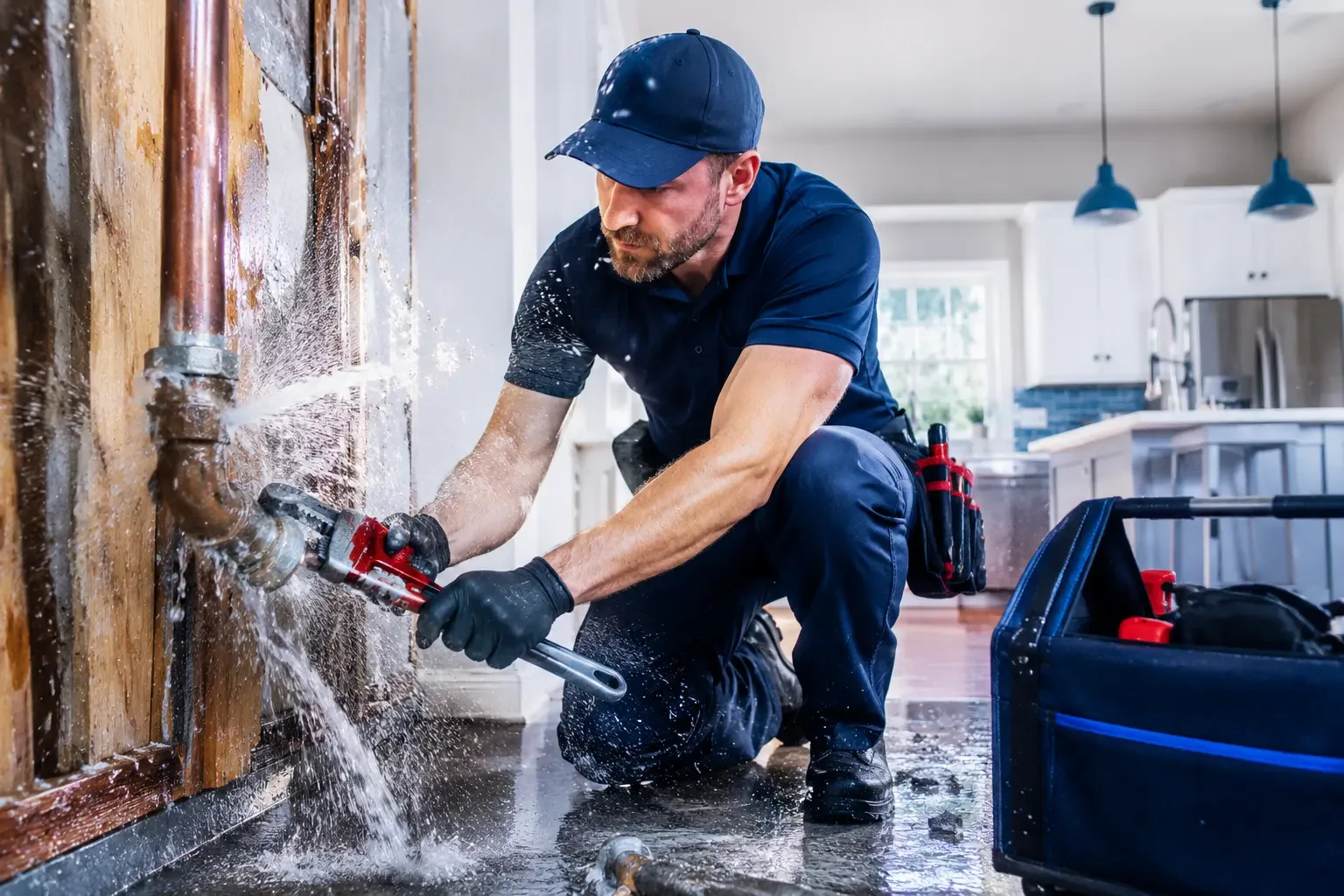 Local emergency pipe repair professionals in King, WI